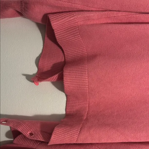 NWT French Connection Pink Button-Up Sweater – Size XL