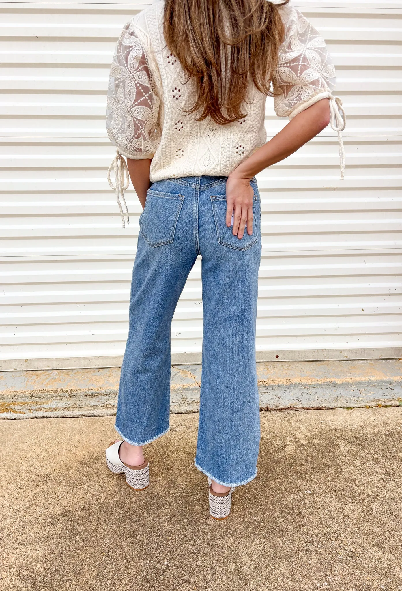 Olivia Wide Leg Jean by Vervet