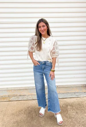 Olivia Wide Leg Jean by Vervet