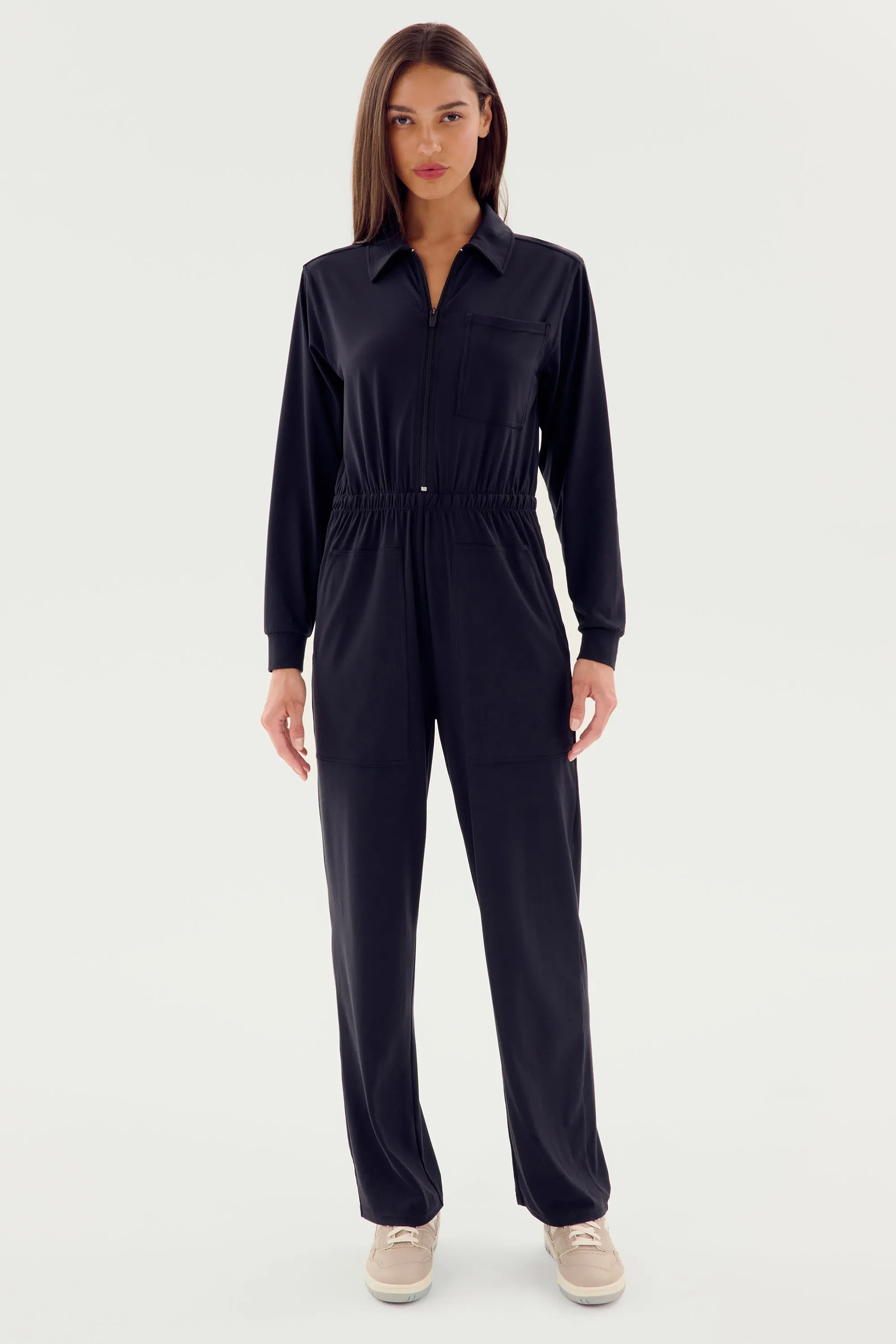 Ollie Airweight Boiler Suit - Black