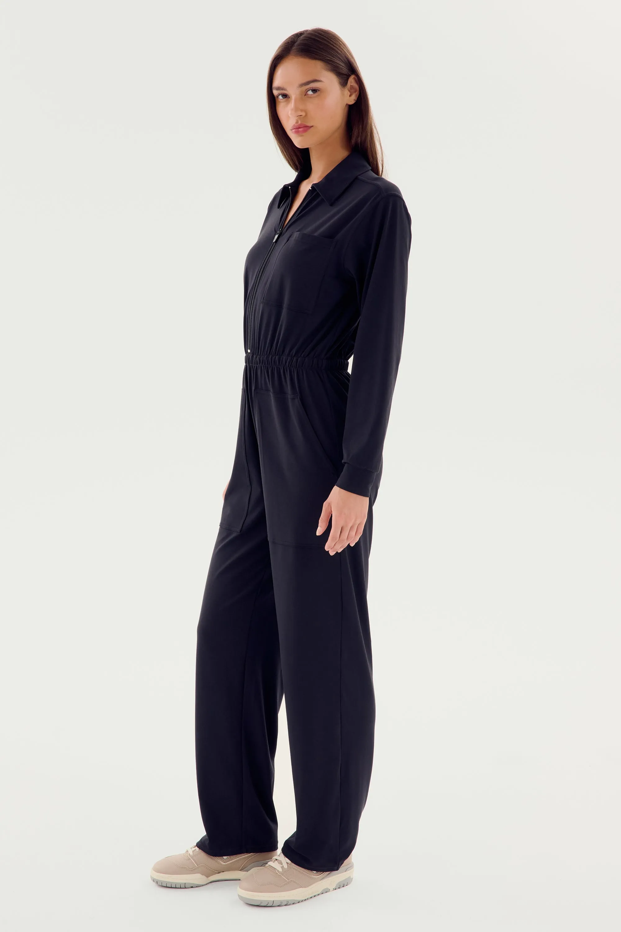 Ollie Airweight Boiler Suit - Black
