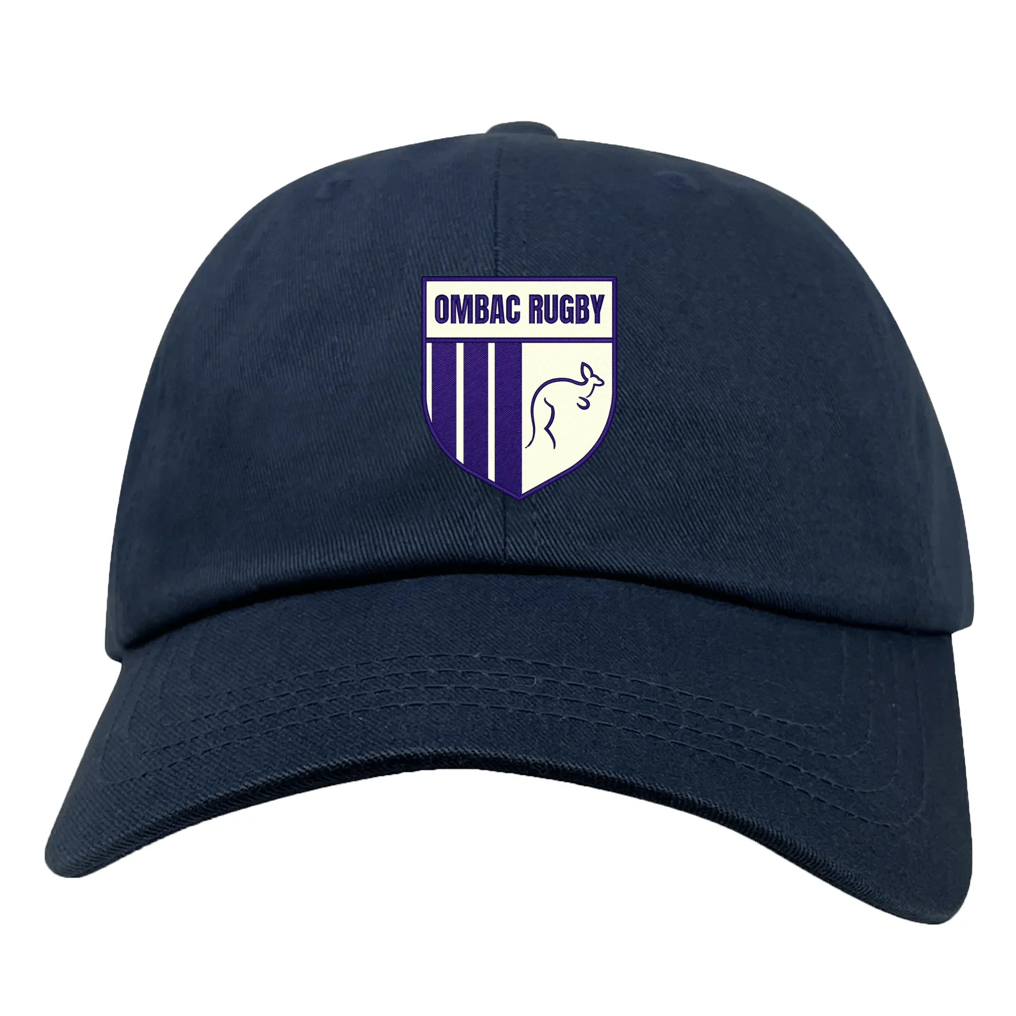 OMBAC Rugby Adult Low-Profile Cotton Twill Dad Cap