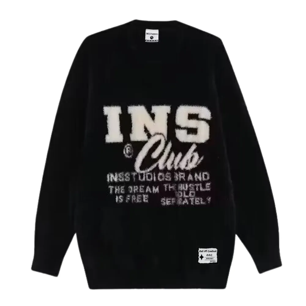 OOC' Vintage Letter Casual Knitted Sweater
