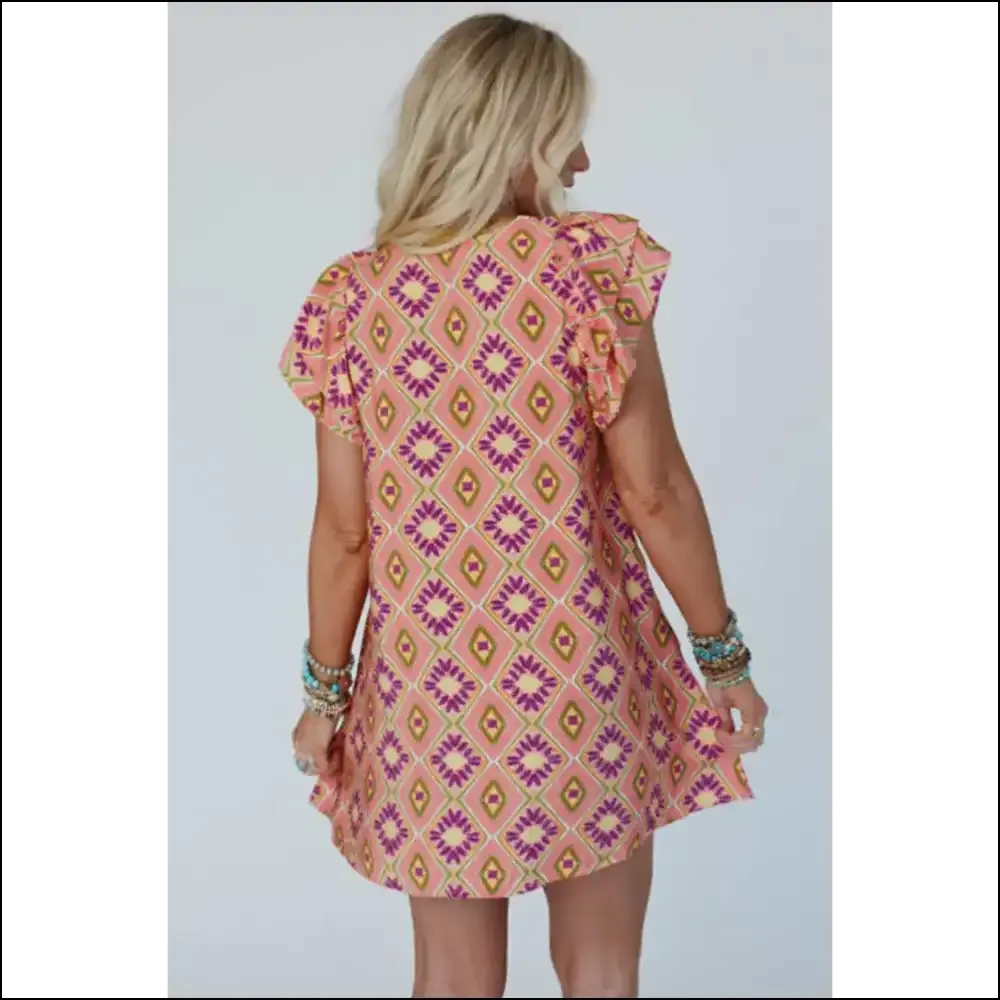 Orange Geometric Floral: Dress so Good, It's  Illegal 🧡 Needful Things