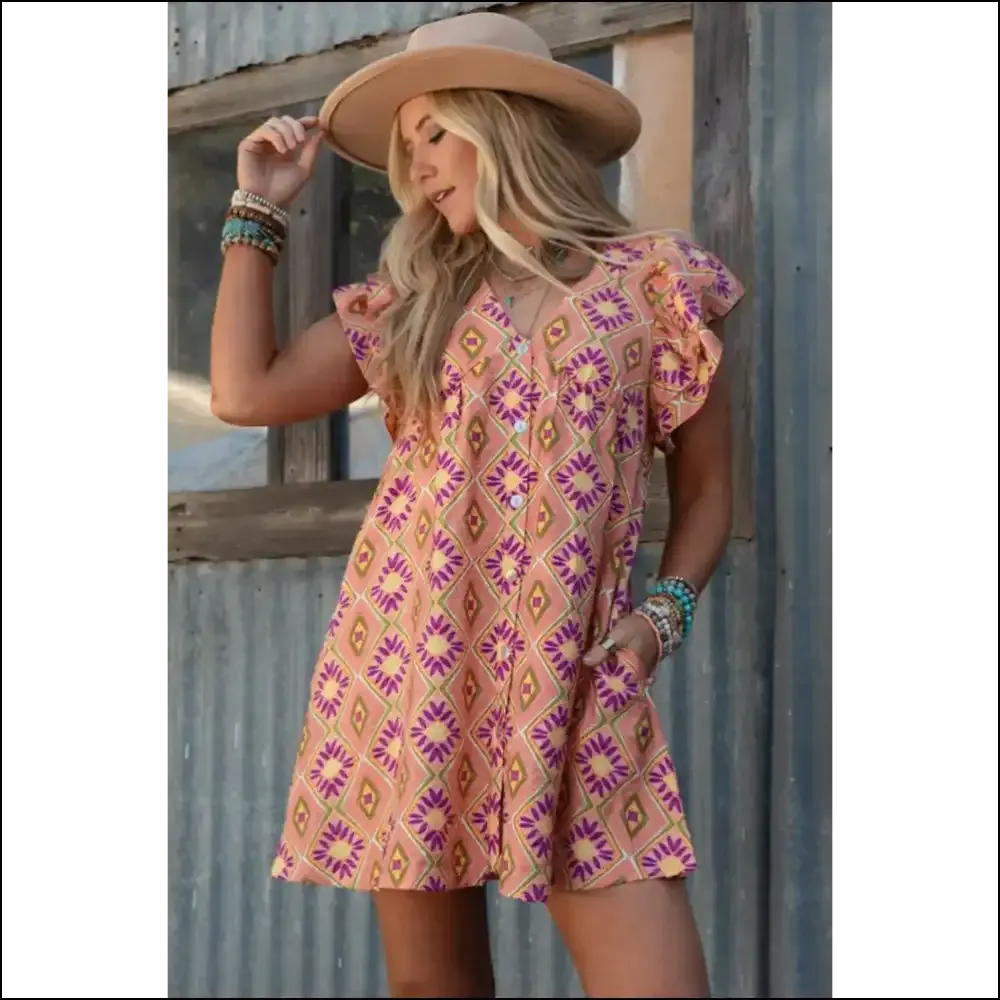 Orange Geometric Floral: Dress so Good, It's  Illegal 🧡 Needful Things