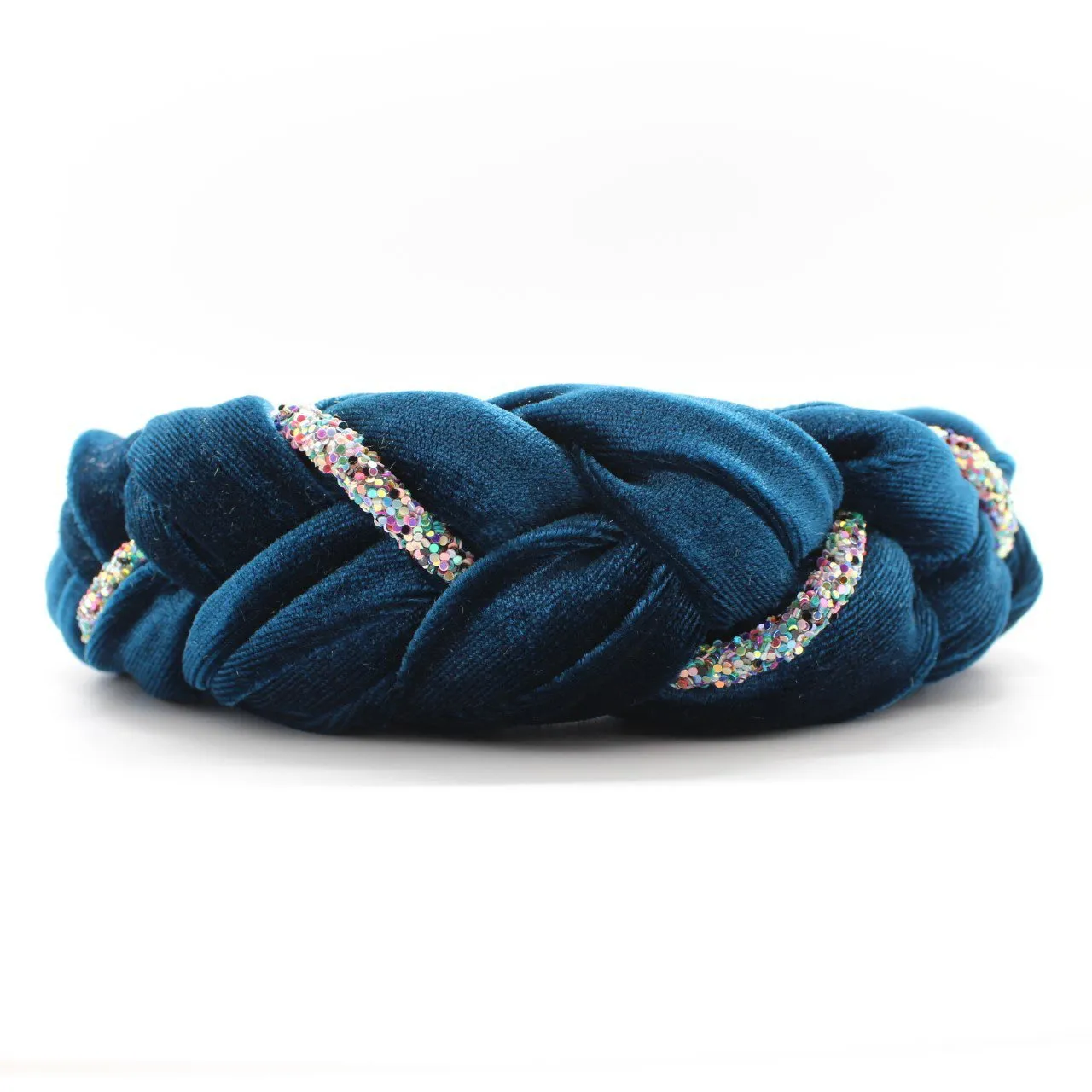 Orchid Velvet and Rhinestones Headband