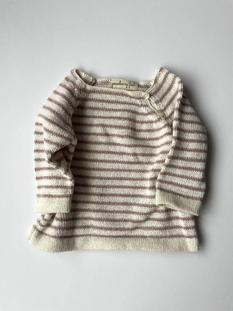 Organic Cotton Striped Jumper