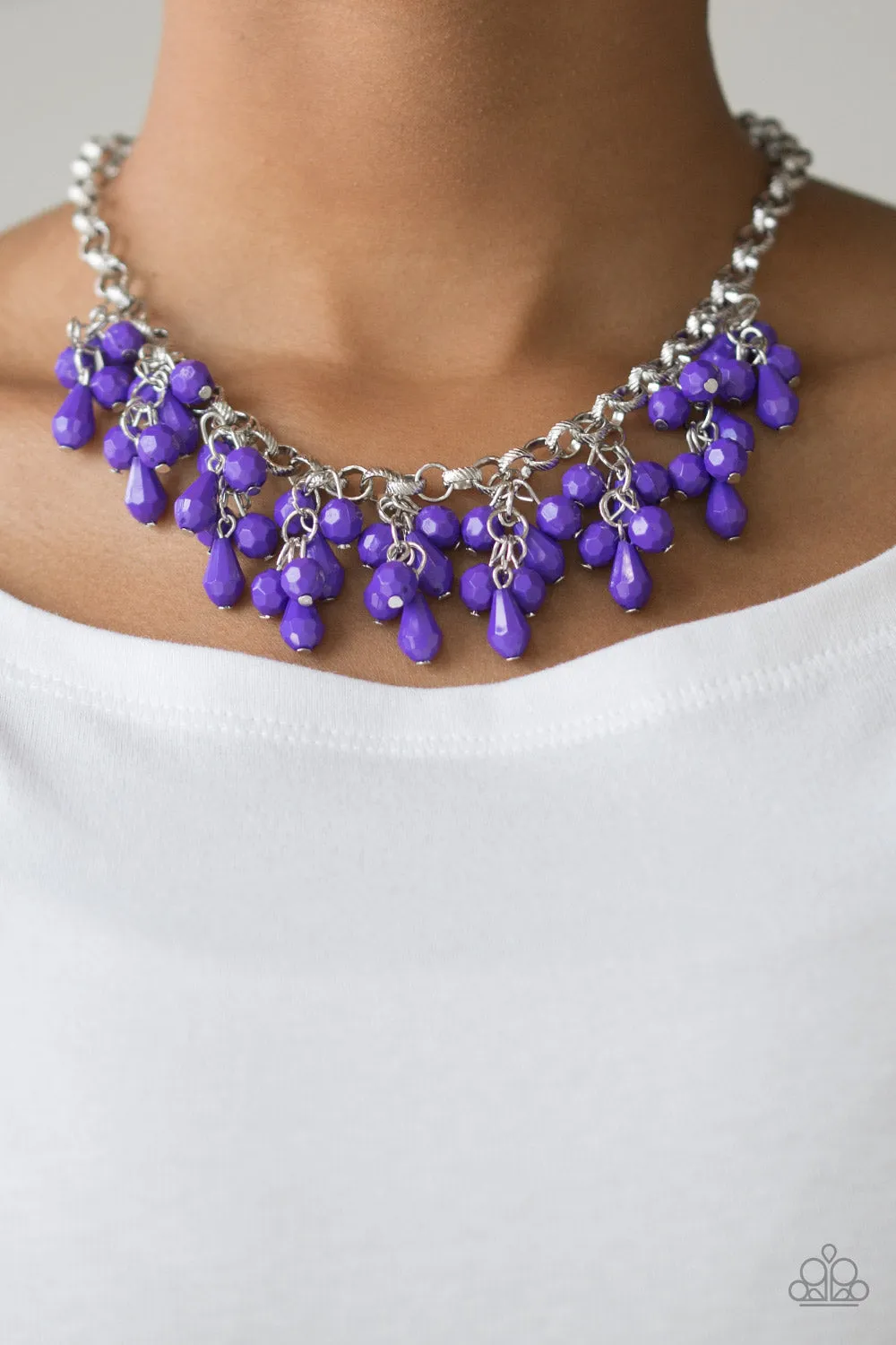 Paparazzi - Modern  Macarena - Purple Necklace