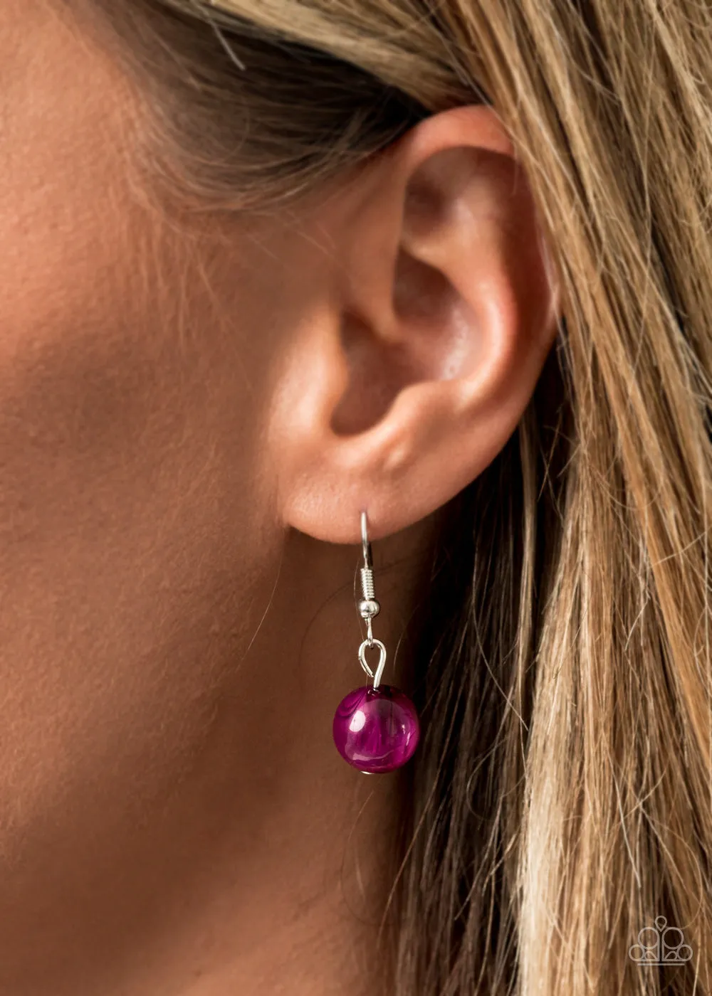 Paparazzi - Sorry To Burst Your Bubble - Purple Necklace