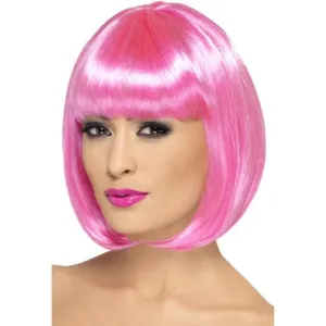 Partyrama Wig, 12 inch - 12 inch, Pink