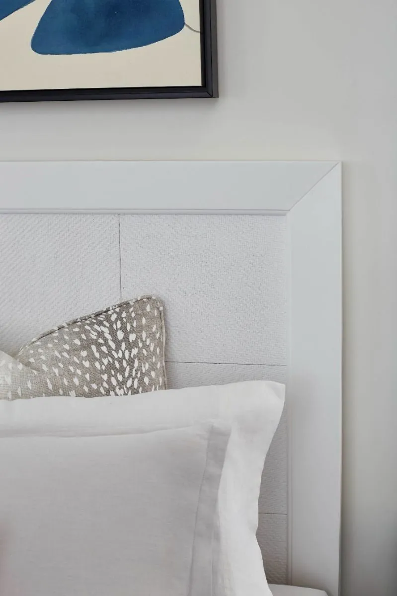 Patricia Queen Headboard With Ryder Bed Frame / Vanilla