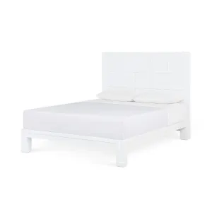 Patricia Queen Headboard With Ryder Bed Frame / Vanilla