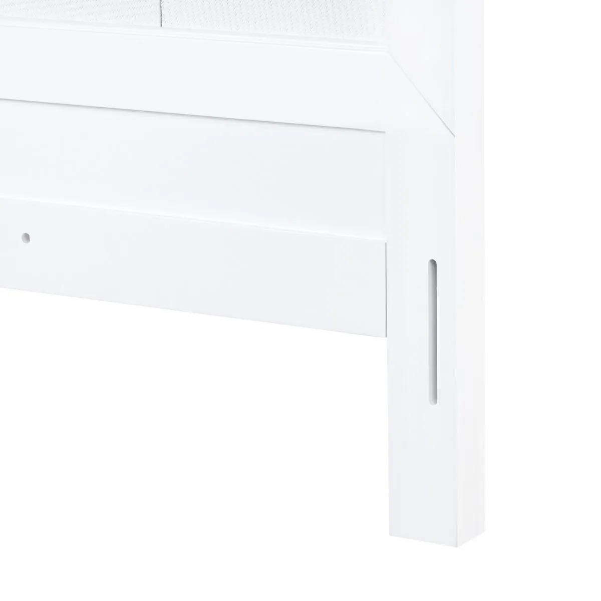 Patricia Queen Headboard With Ryder Bed Frame / Vanilla