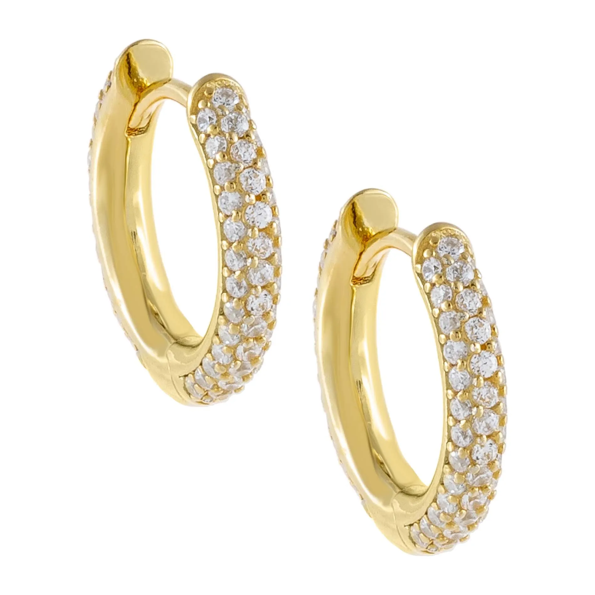 Pavé Huggie Earring