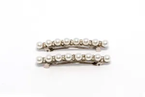 Pearl and Diamante Hair Clip Beret