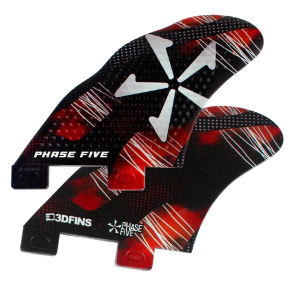 PHASE 5 3D SPEED BASE TWIN FIN SET MODEL X