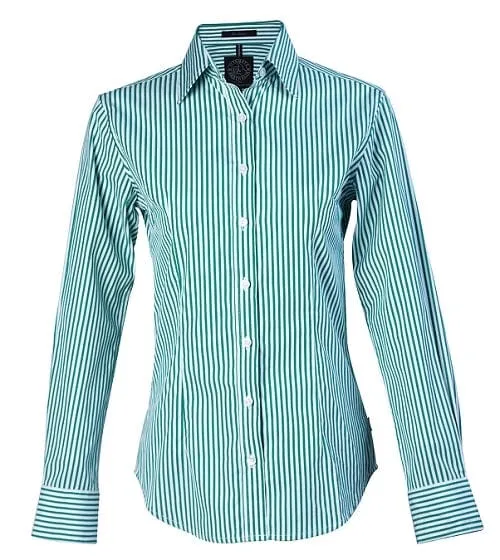 Pilbara Shirt Womens Full Button Stripe