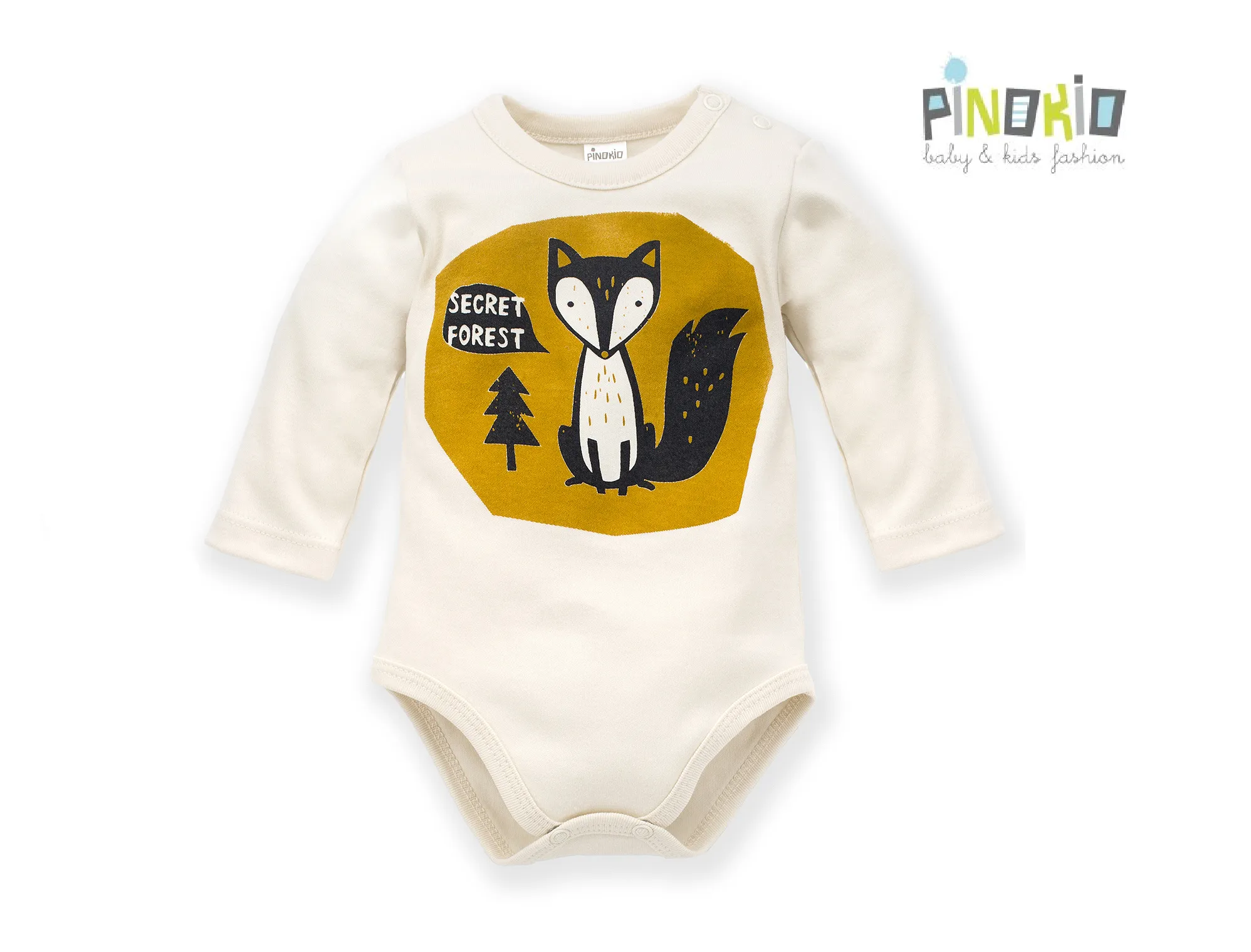 PINOKIO Baby Bodysuit Secret Forest (3-12mths)