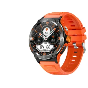 Premium Outdoor Sports Smartwatch for Men – GPS, 1.53" HD Display, Bluetooth Call, Compass, LED Flashlight, 3ATM Waterproof, Fitness & Health Monitoring for Android & iOS