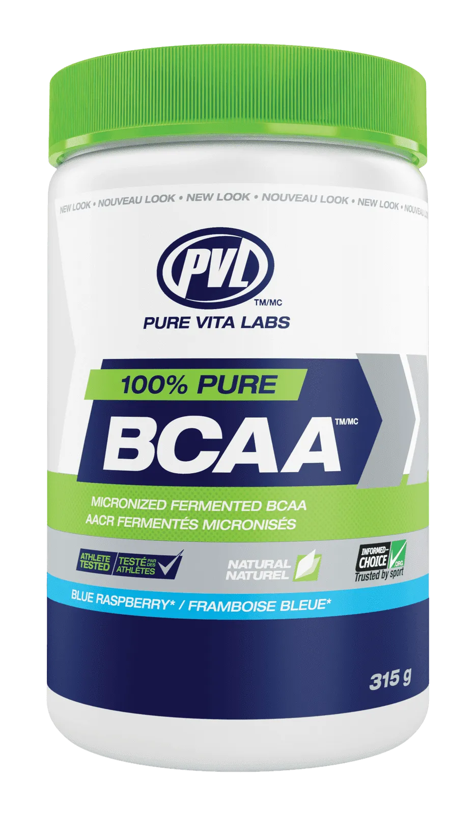 PVL Essentials 100% Pure BCAA - Blue Raspberry (315 g)