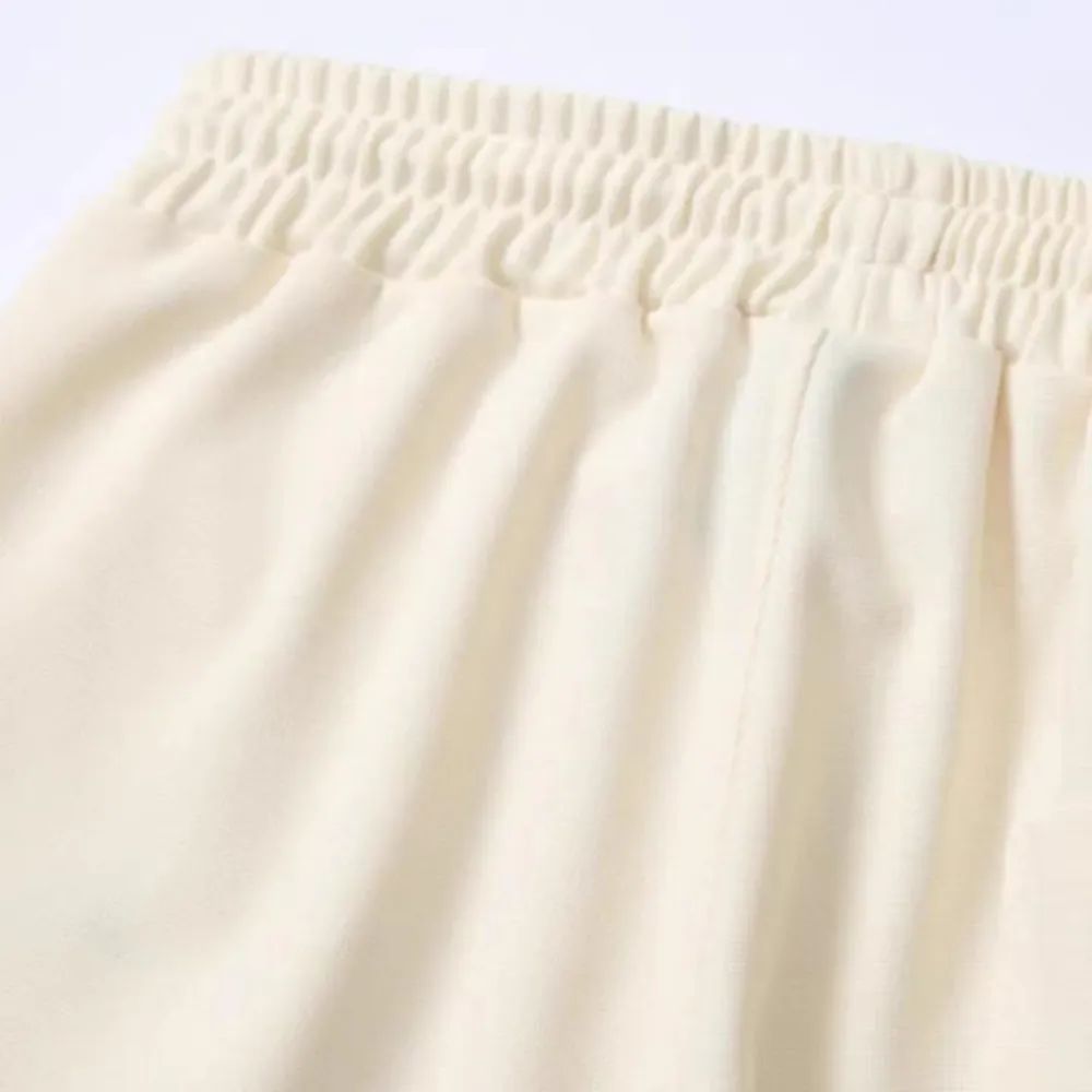 "Casual Star Embroidery Drawstring" Shorts