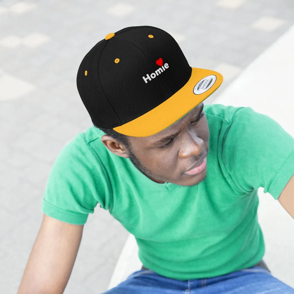 "Homie'" Flat Bill Adult Cap