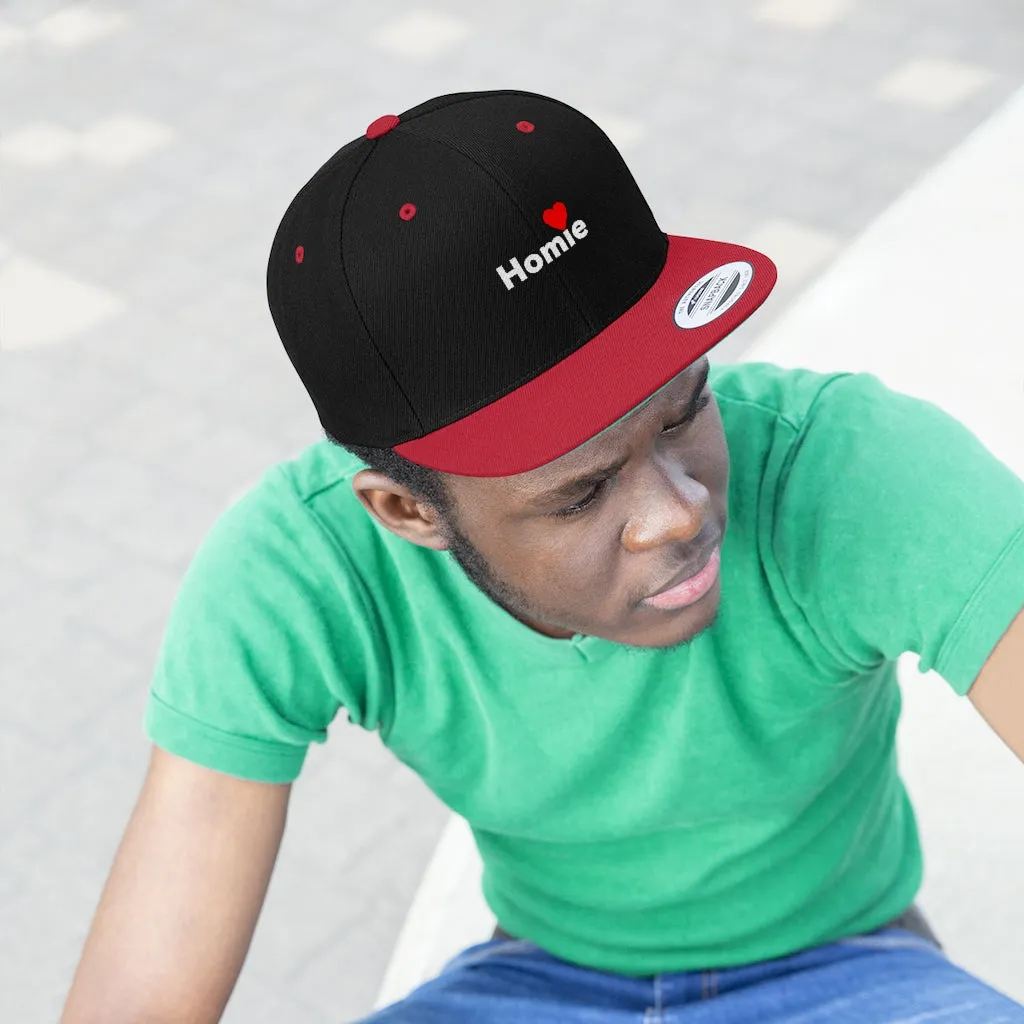 "Homie'" Flat Bill Adult Cap