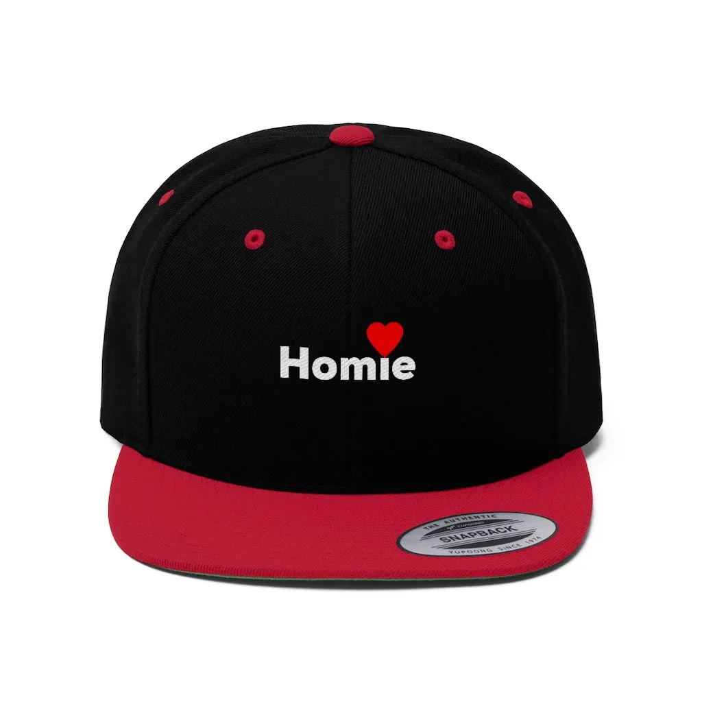 "Homie'" Flat Bill Adult Cap