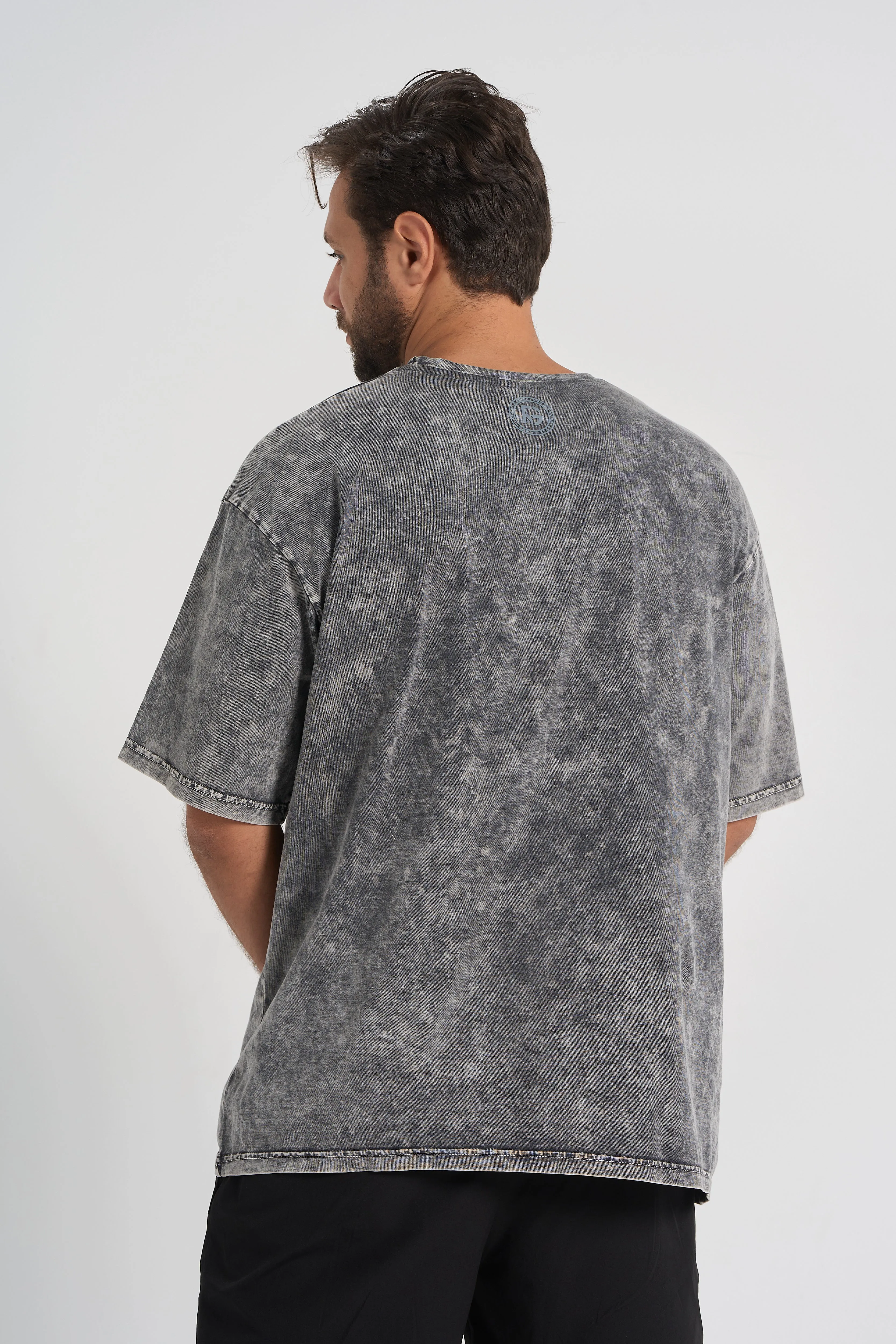 Recover Oversized Tee - Washed Grey (Unisex)