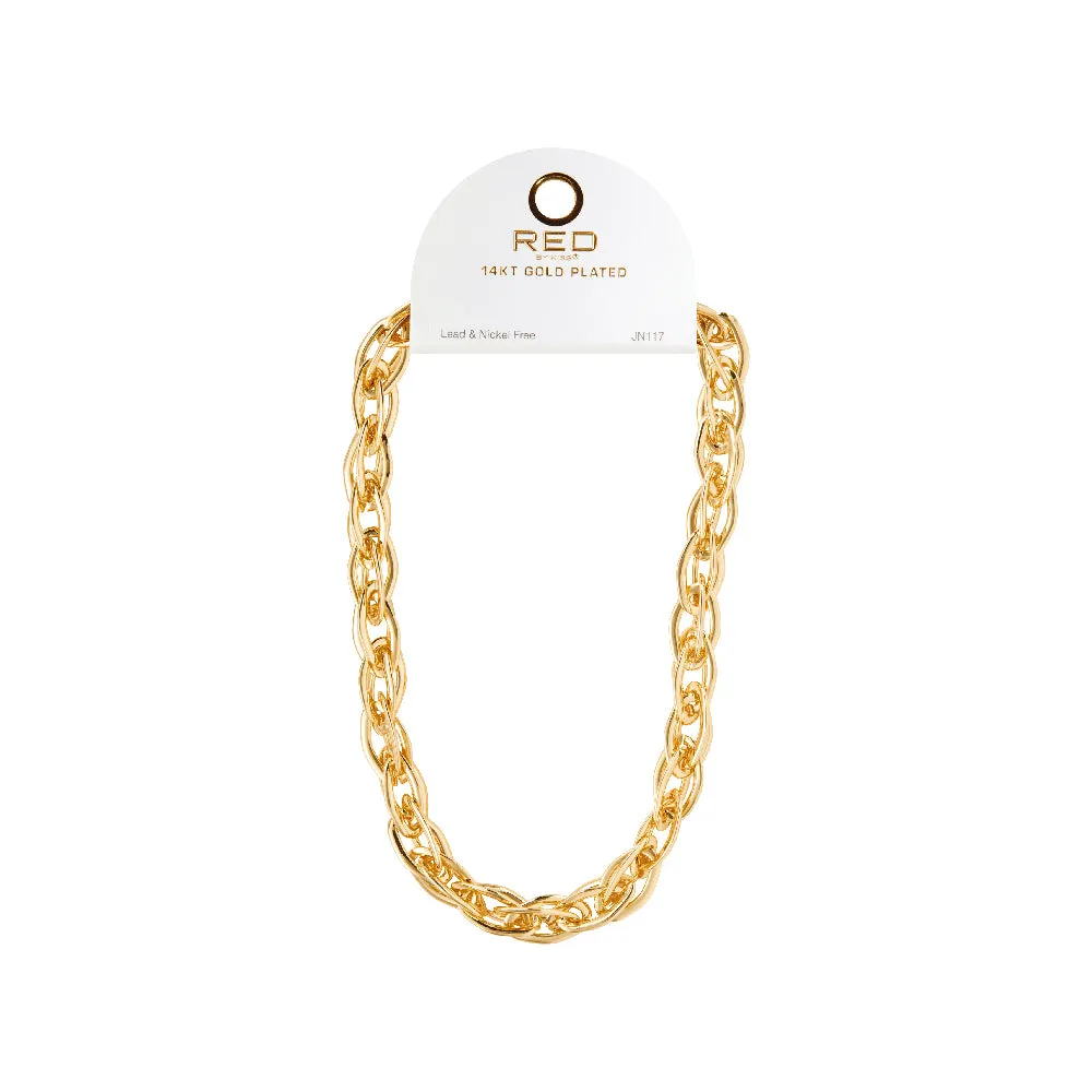 Red By Kiss Jewelry - 14K Gold Plated Necklace