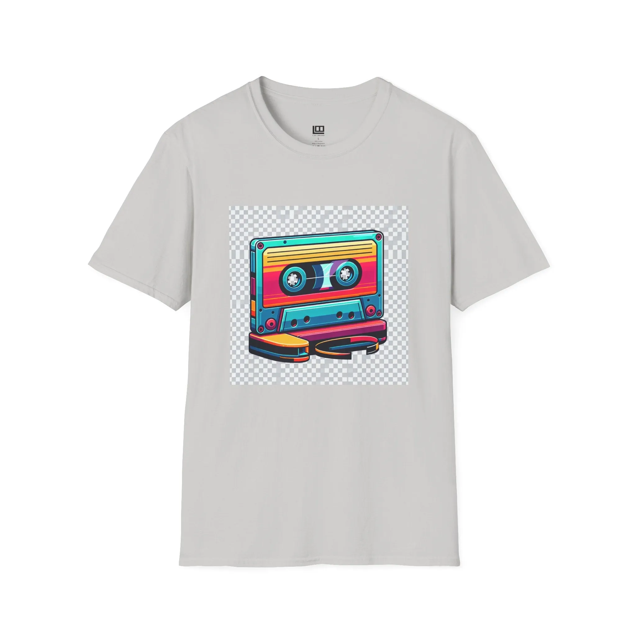 Retro Cassette Tape T-Shirt, Vintage 80s Tee, Music Lover Gift, Nostalgia Apparel, Unisex Softstyle Shirt