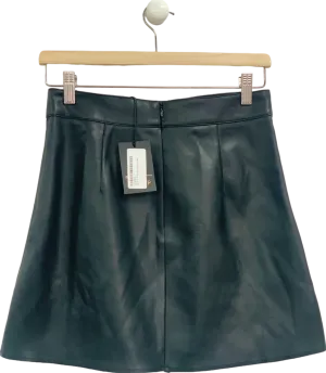 River Island Black Samantha Faiers Leather Skirt UK 6