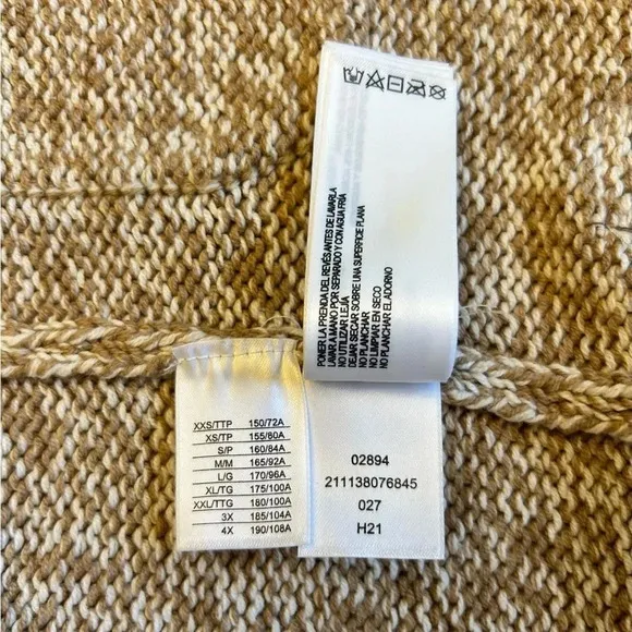 Roots Cotton Cabin Long Cardigan Tan Light Brown Twee Preppy Mod Retro Neutral