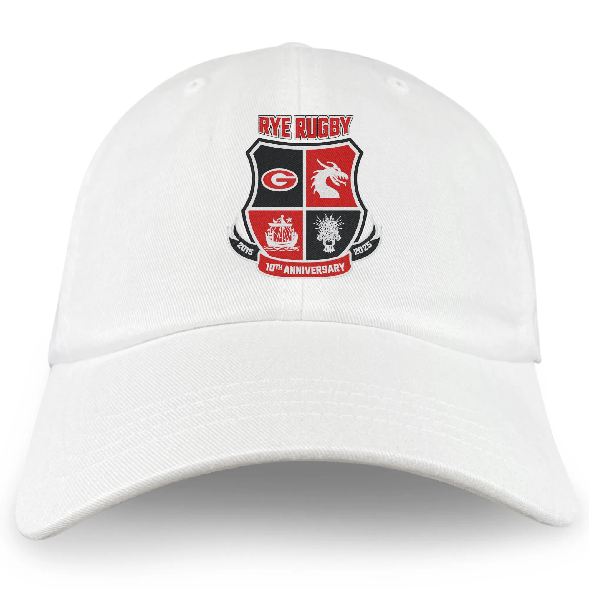 Rye High School 10 Year Adult Low-Profile Cotton Twill Dad Cap
