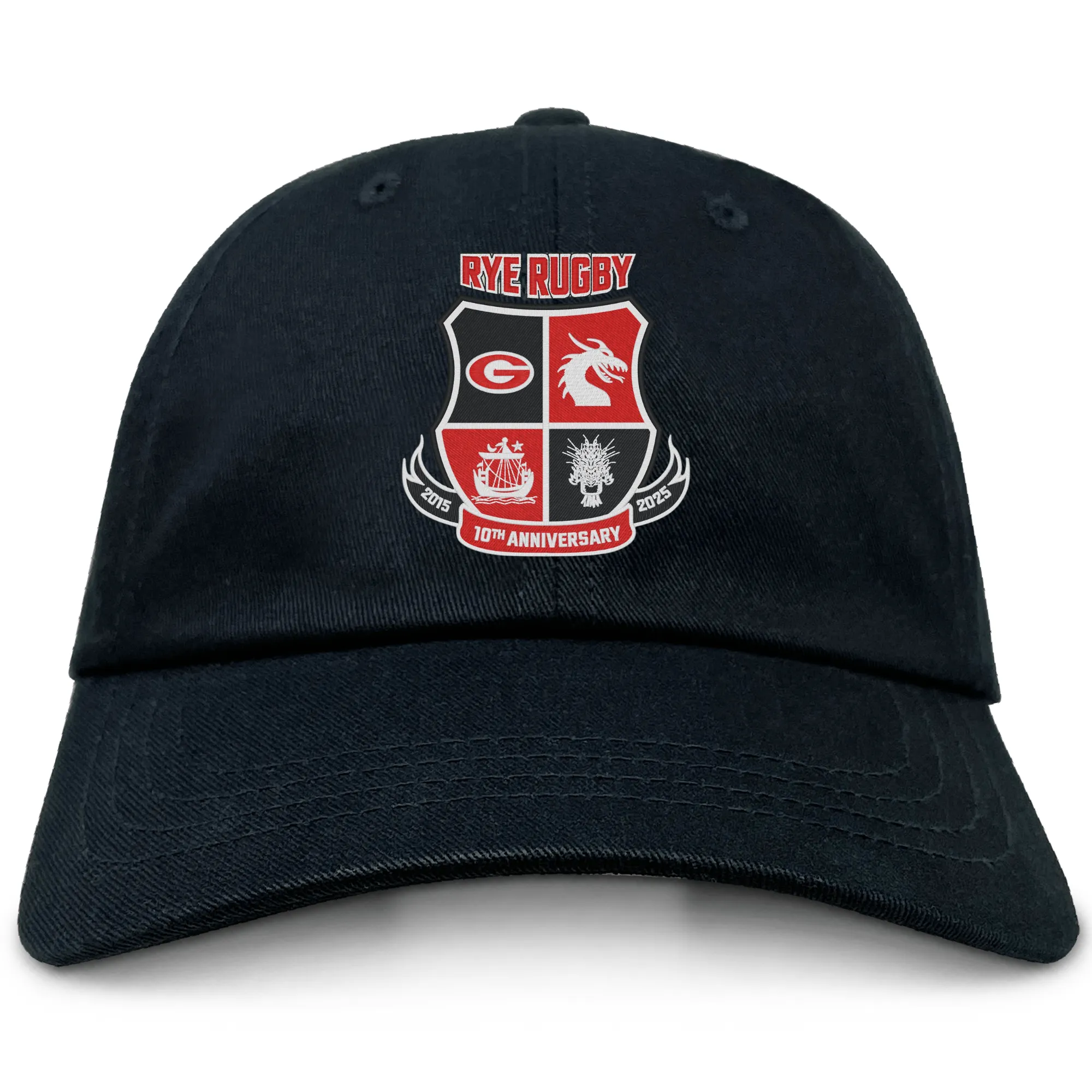 Rye High School 10 Year Adult Low-Profile Cotton Twill Dad Cap