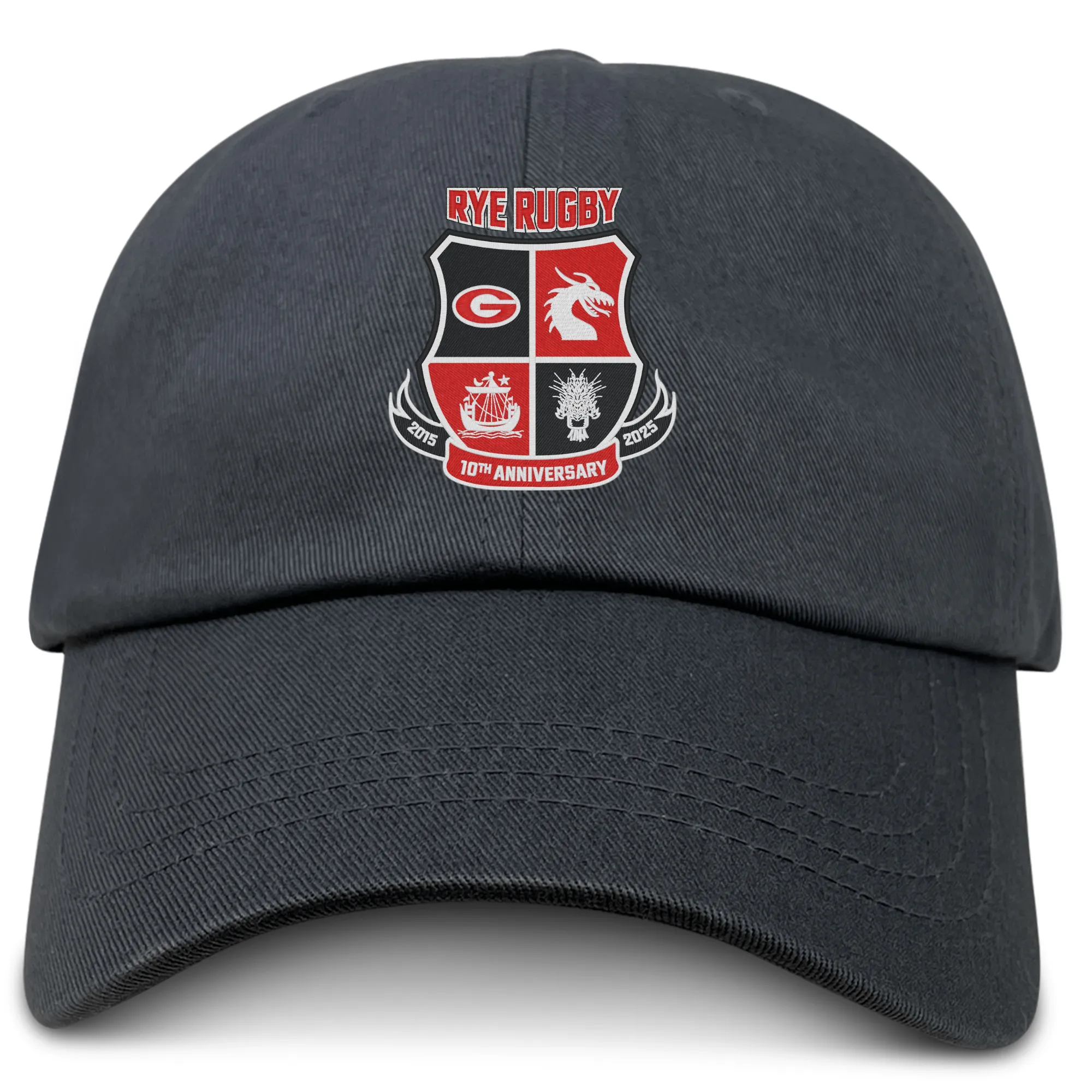 Rye High School 10 Year Adult Low-Profile Cotton Twill Dad Cap