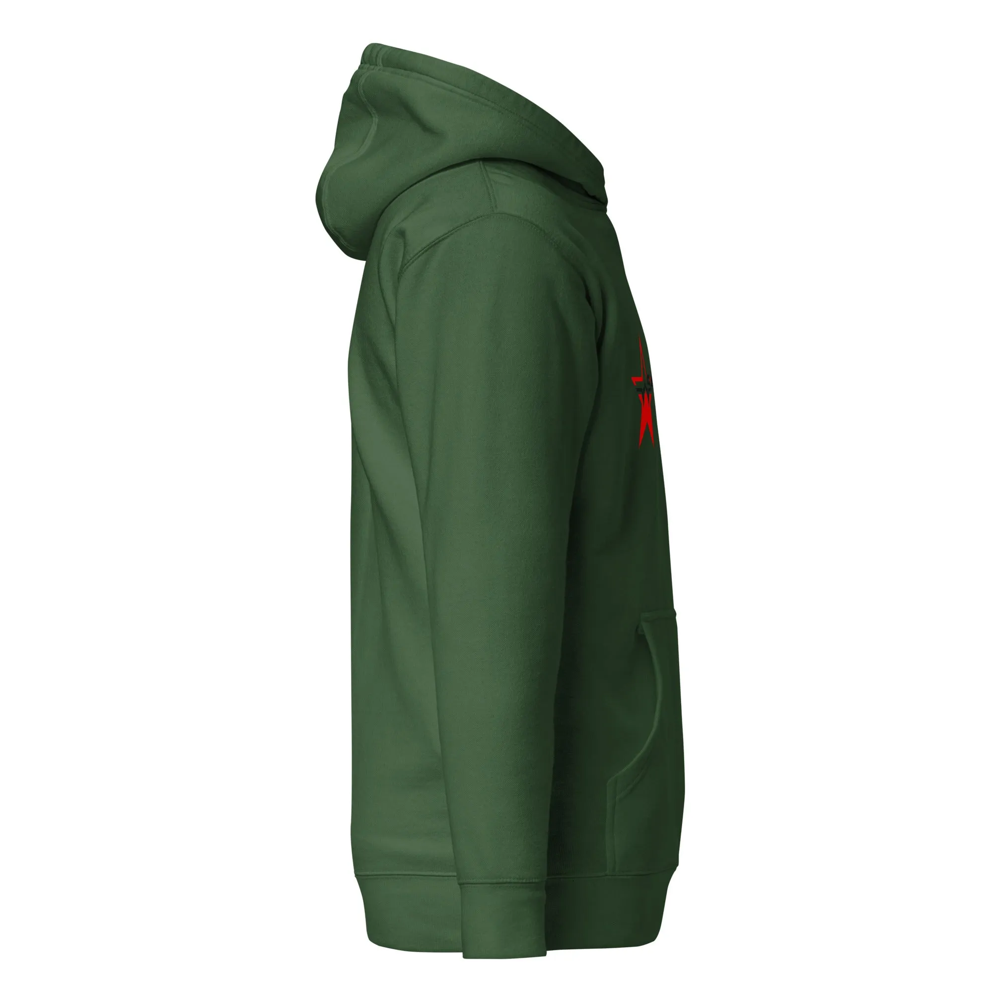 Salute Me (red & black) Unisex Hoodie