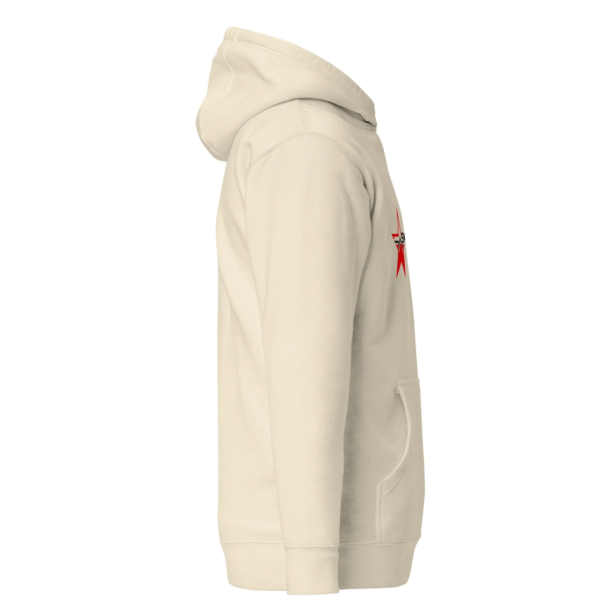 Salute Me (red & black) Unisex Hoodie