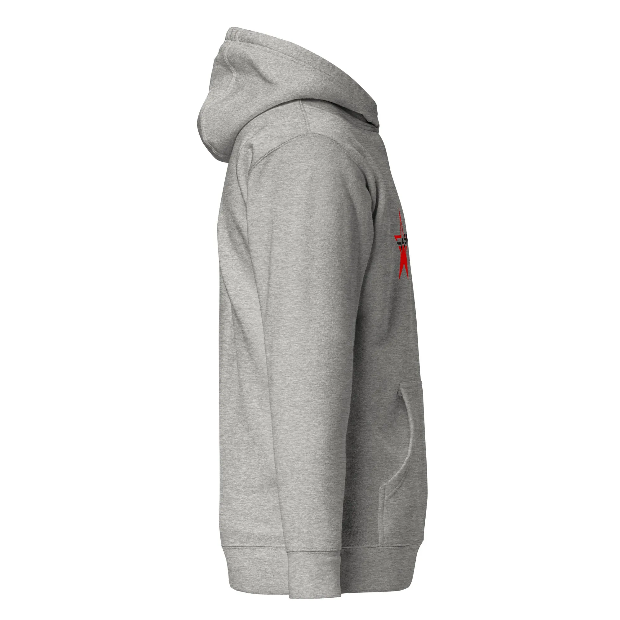 Salute Me (red & black) Unisex Hoodie