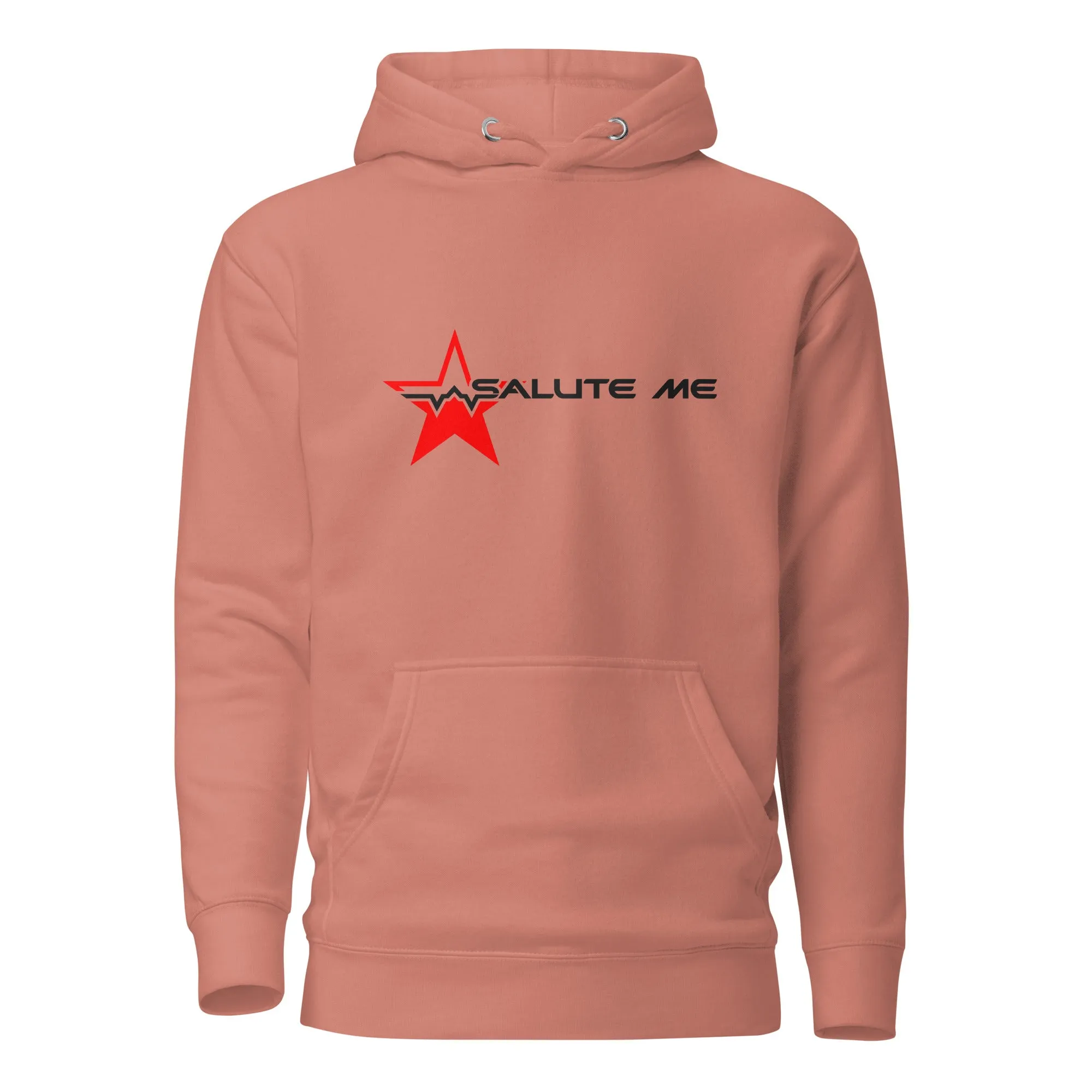 Salute Me (red & black) Unisex Hoodie