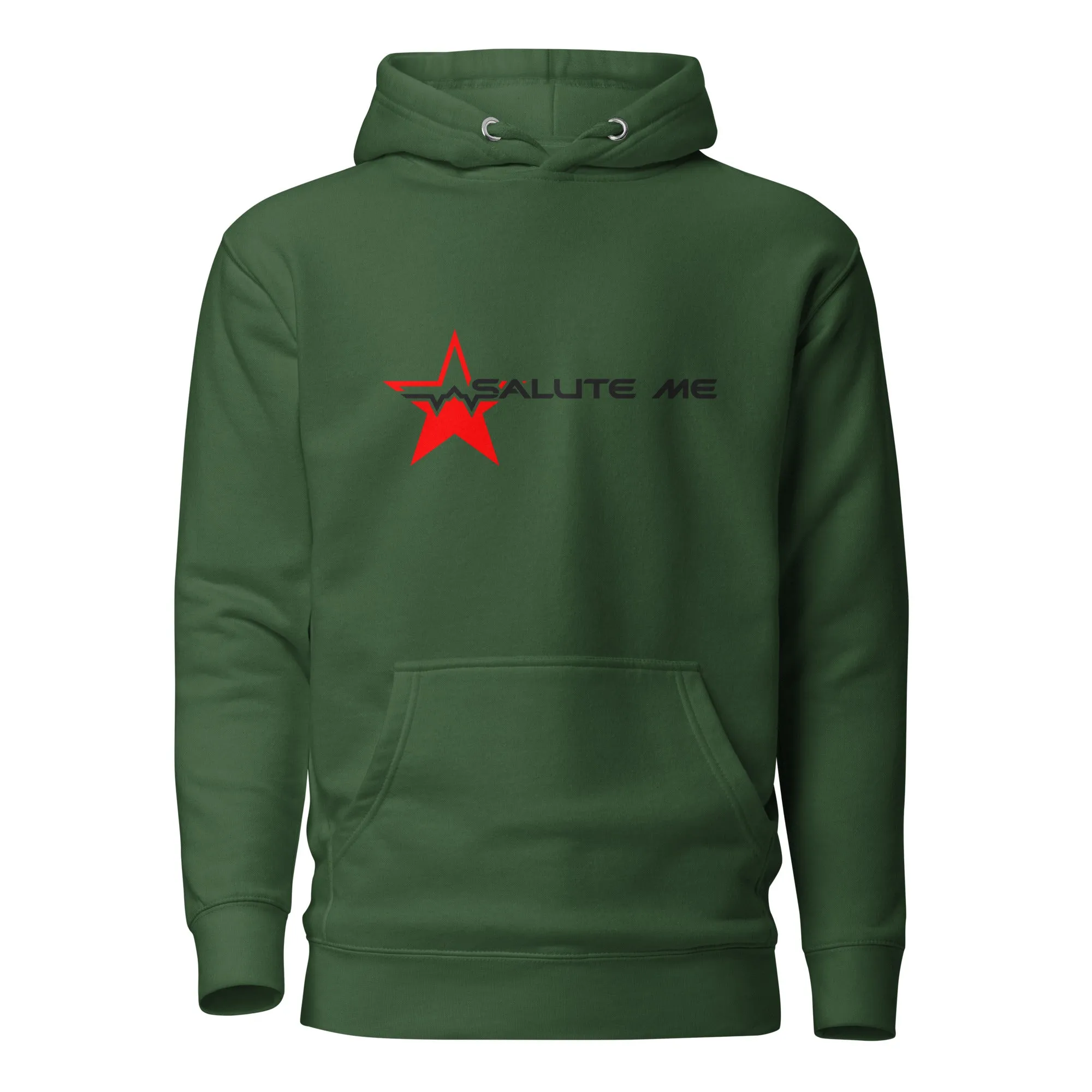 Salute Me (red & black) Unisex Hoodie