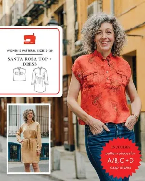 Santa Rosa Top   Dress Pattern  -- Liesl & Co