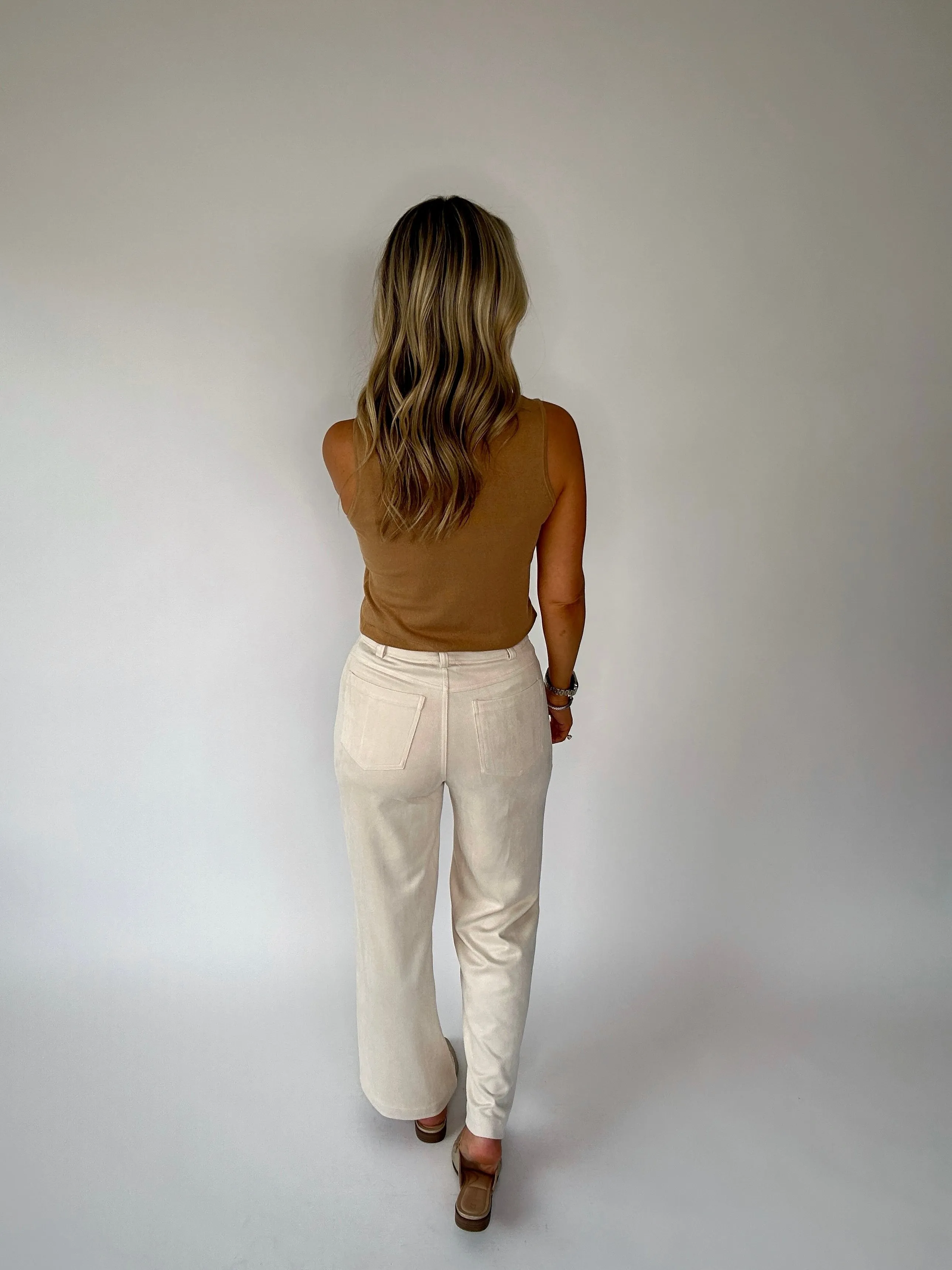 Seal The Deal Mock Neck Top - Camel