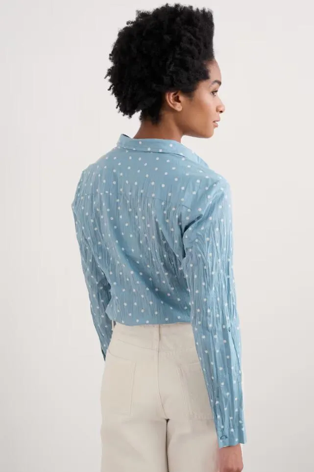 Seasalt Larissa Shirt Little Sponge Spot Hail