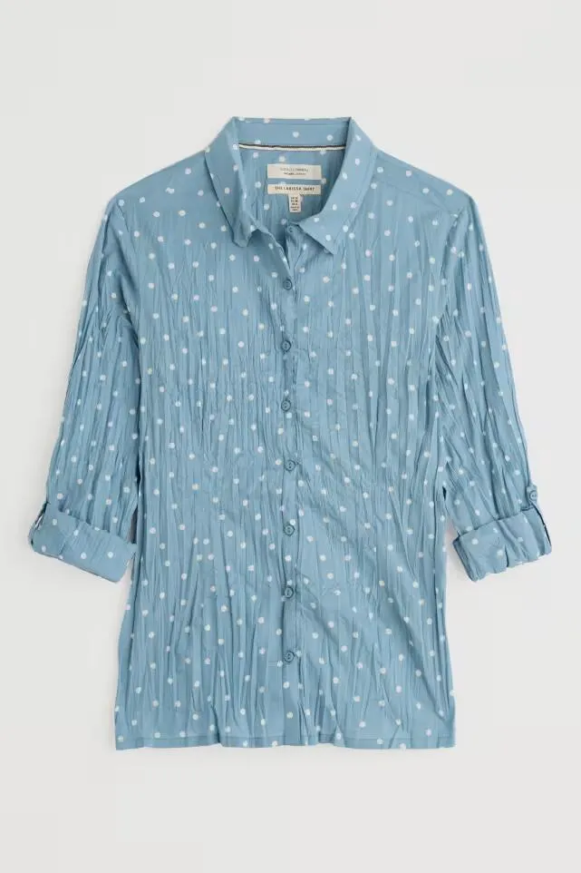 Seasalt Larissa Shirt Little Sponge Spot Hail