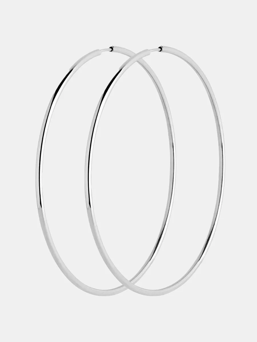 Senorita Timeless Hoops Silver - 70mm