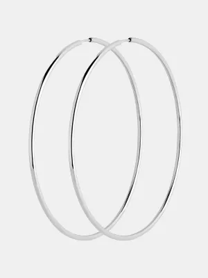 Senorita Timeless Hoops Silver - 70mm