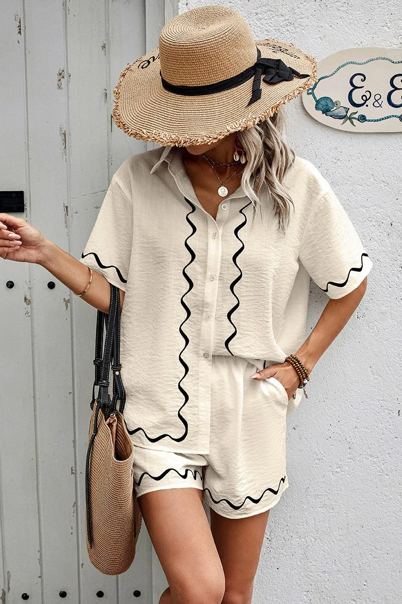 Shoreline Breeze Shirt & Shorts Set
