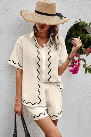 Shoreline Breeze Shirt & Shorts Set