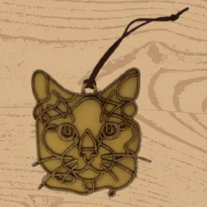 Siamese Cat Ornament – Elegant Handcrafted Décor